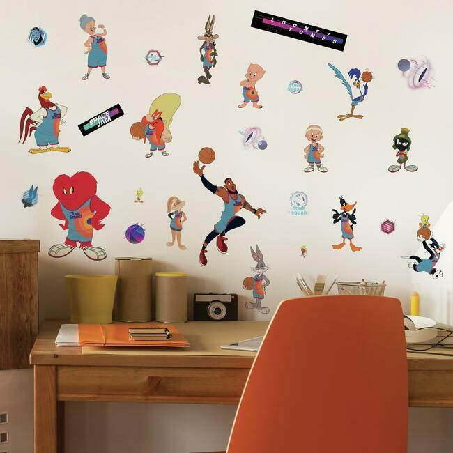 Se Space Jam Wallstickers ✔ Kæmpe udvalg i Roommates - Køb online på udsalg og tilbud lige nu ✔ Billig fragt • Hurtig levering - Varenummer: MMAction-216116 og 34878460383 på lager - Udsalg på Wallstickers til børneværelset Store besparelser – op til 77% - Store besparelser på over 2.739 mærker