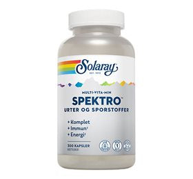 Se Solaray Spektro MultiVitaMin 300 kaps. DATOVARE 10/25 ✔ Kæmpe udvalg i  Solaray - Køb online på udsalg og tilbud lige nu ✔ Hurtig levering: 1 - 2 Hverdage samt billig fragt - Varenummer: HG-7645-1 og barcode / Ean: 0076280846270 på lager - Udsalg på Sundhed > Solaray > Multivitaminer Spar op til 59% - Over 1354 design mærker på udsalg