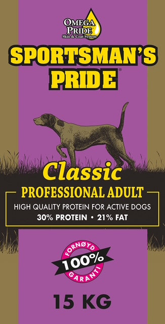 Lilla pose Sportsman´s Pride Classic Professional Adult voksenfoder, 15 kg