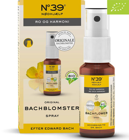 Økologisk Bachflower No. 39 spray, 20 ml i glasflaske