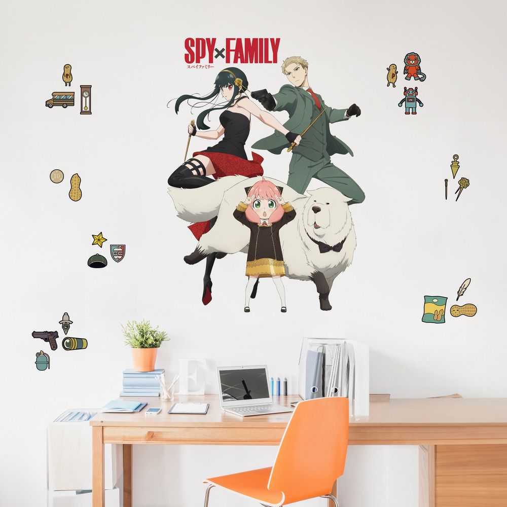 Se Spy x Family Wallstickers ✔ Kæmpe udvalg i Roommates - Køb online på udsalg og tilbud lige nu ✔ Hurtig levering til lave fragtpriser - Varenummer: MMAction-216190 og 34878345444 på lager - Udsalg på Wallstickers til børneværelset Store besparelser – op til 67% - 2.739+ mærker til skarpe priser