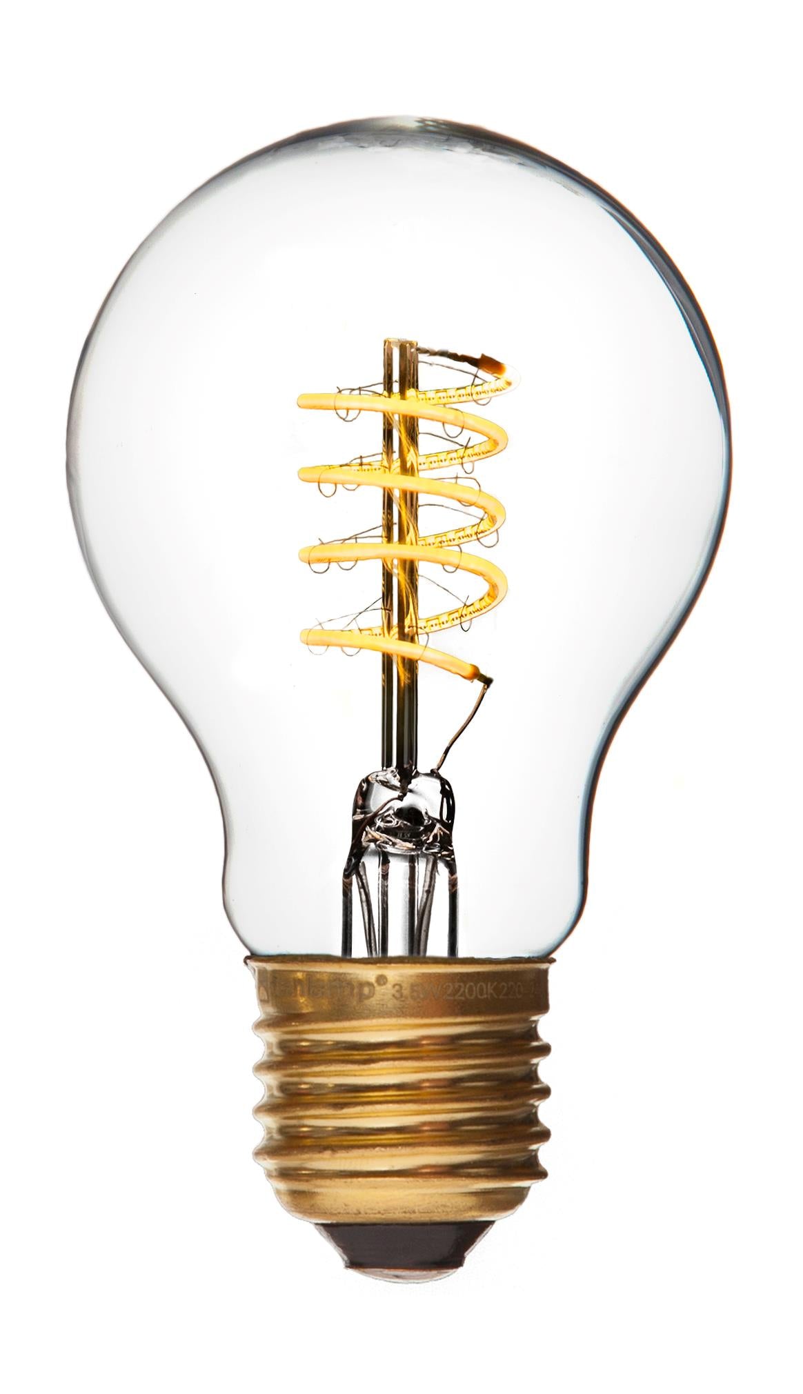 E27 LED-pære 4W Standard De Luxe Spiral fra Danlamp