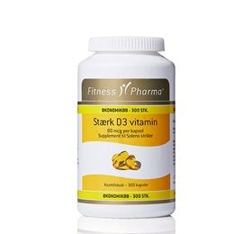 Se Fitness Pharma Stærk D3 vitamin 300 kap. ✔ Kæmpe udvalg i Fitness Pharma - Køb online på udsalg og tilbud lige nu ✔ Hurtig levering til lave fragtpriser - Varenummer: Helsegrossisten-26441 og 5745325098220 på lager - Udsalg på Sundhed > NatuPharma > Immunforsvar Spar stort – op til 53% - Over 2.739 mærker med kæmpe udsalg