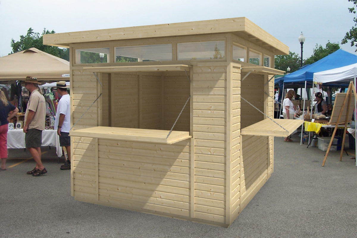 Salgsbod Kiosk E på 6,6 m² som lille kiosk