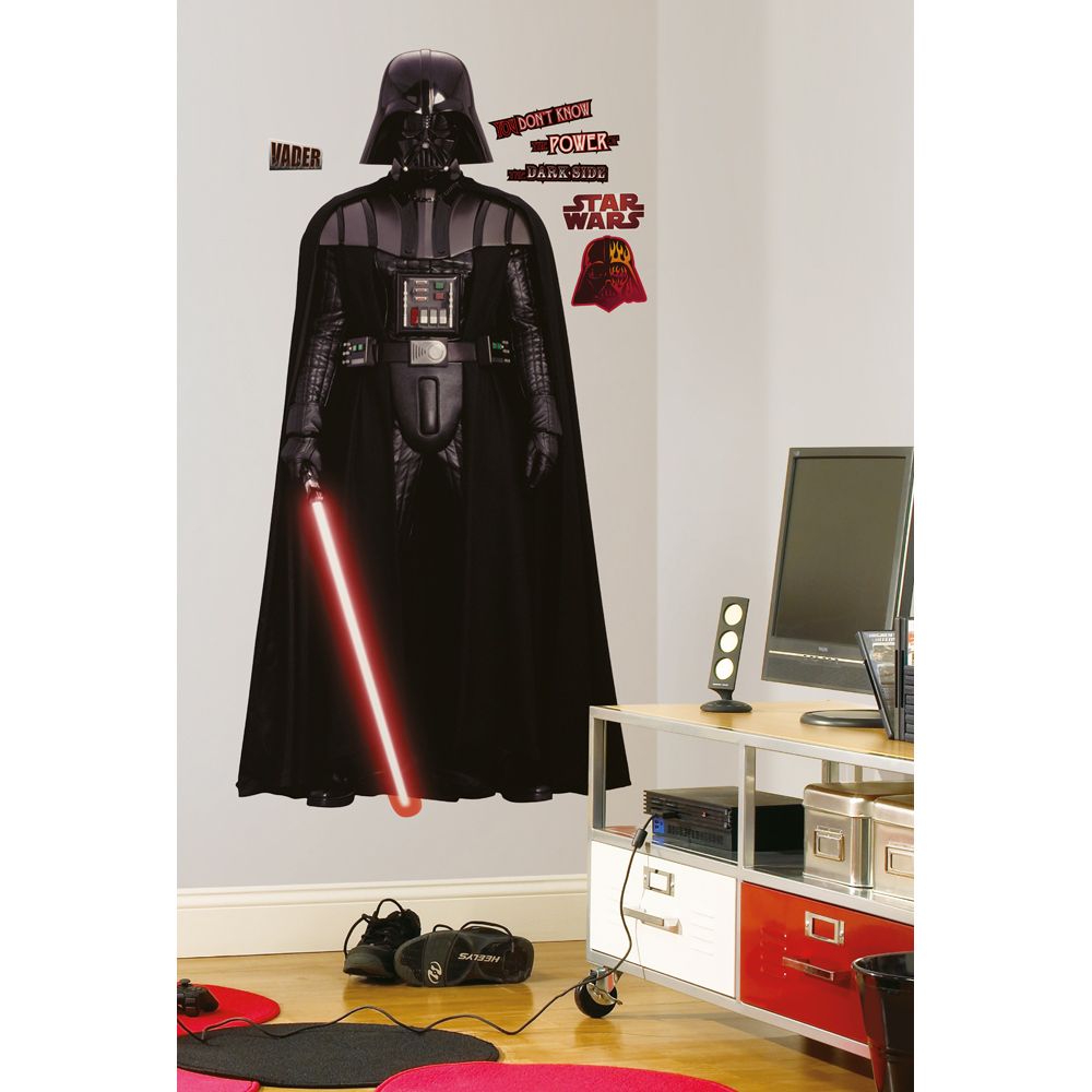 Se Star Wars Darth Vader Wallsticker ✔ Kæmpe udvalg i Roommates - Køb online på udsalg og tilbud lige nu ✔ Meget billig fragt og hurtig levering - Varenummer: MMAction-216178 og 34878937779 på lager - Udsalg på Disney Wallstickers Store besparelser – op til 71% - Et af Danmarks største udvalg – 2.739+ mærker