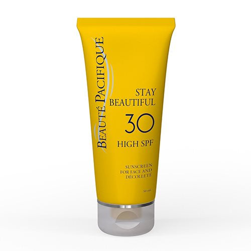 Se Beauté Pacifique Stay Beautiful 30 SPF 50 ml. ✔ Kæmpe udvalg i Beaute Pacifique - Køb online på udsalg og tilbud lige nu ✔ Billig fragt og hurtig levering - Varenummer: Helsegrossisten-17366 og 5705676001539 på lager - Udsalg på Personlig pleje > > Spar stort – op til 53% - Over 2.739 mærker med kæmpe udsalg