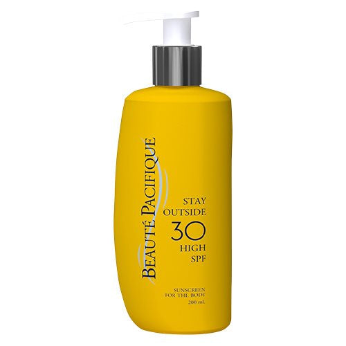 Se Beauté Pacifique Stay Outside 30 SPF 200 ml. ✔ Kæmpe udvalg i Beaute Pacifique - Køb online på udsalg og tilbud lige nu ✔ Meget billig fragt og hurtig levering - Varenummer: Helsegrossisten-17364 og 5705676001515 på lager - Udsalg på Personlig pleje > > Store besparelser – op til 77% - Shop over 2.281 kendte mærker på udsalg