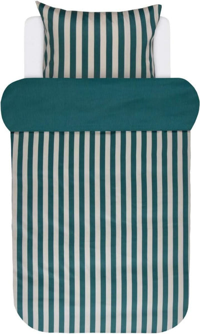 Se billigt Marc O'Polo Classic Stripe Pine Green sengesæt på udsalg! Tilbud på 140 x 200 cm & pude 60 x 63 cm. Hurtig levering, billig fragt. Spar op til 64%!