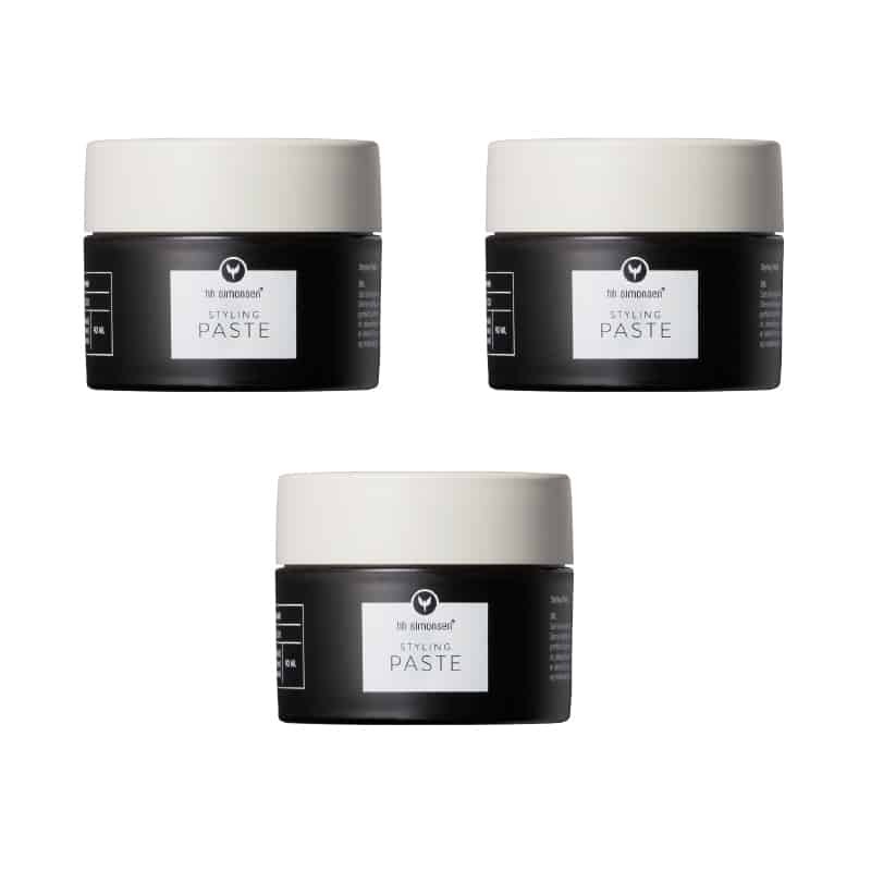 Pakke med tre HH Simonsen Styling Paste à 90 ml