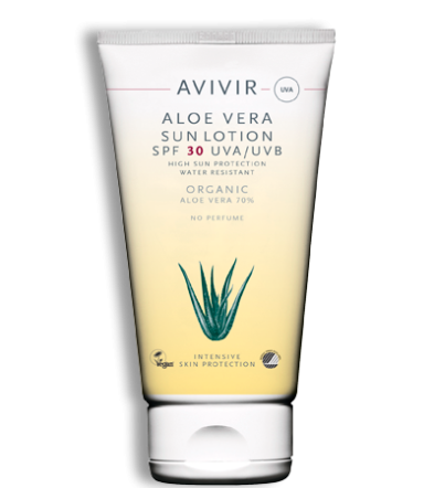 Se Avivir Aloe Vera Sun Lotion SPF 30 150 ml. ✔ Kæmpe udvalg i Avivir - Køb online på udsalg og tilbud lige nu ✔ Meget billig fragt og hurtig levering - Varenummer: Helsegrossisten-8085 og 5708751407004 på lager - Udsalg på Personlig pleje > > Op til 61% rabat - Mere end 1.329 populære mærker på udsalg