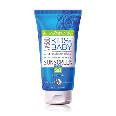 Se Alteya Organics - Organic Kids and Baby Sunscreen SPF 30 - 90 ml. ✔ Kæmpe udvalg i  Organic Beauty Supply - Køb online på udsalg og tilbud lige nu ✔ Hurtig levering: 1 - 2 Hverdage samt billig fragt - Varenummer: HG-32802 og barcode / Ean: 3800219792133 på lager - Udsalg på Personlig pleje > Sol > Cremer Spar op til 65% - Over 1354 design mærker på udsalg