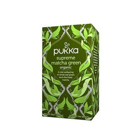 Se Pukka Supreme Green Matcha te Ø 20 br. ✔ Kæmpe udvalg i Pukka - Køb online på udsalg og tilbud lige nu ✔ Billig fragt • Hurtig levering - Varenummer: Helsegrossisten-19913 og på lager - Udsalg på Mad & drikke > Pukka > Te Spar helt op til 73% - Kæmpe udsalg på over 739 mærker