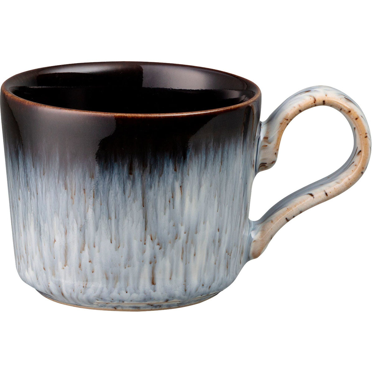 Denby Halo espressokop med spættet glasur i to toner