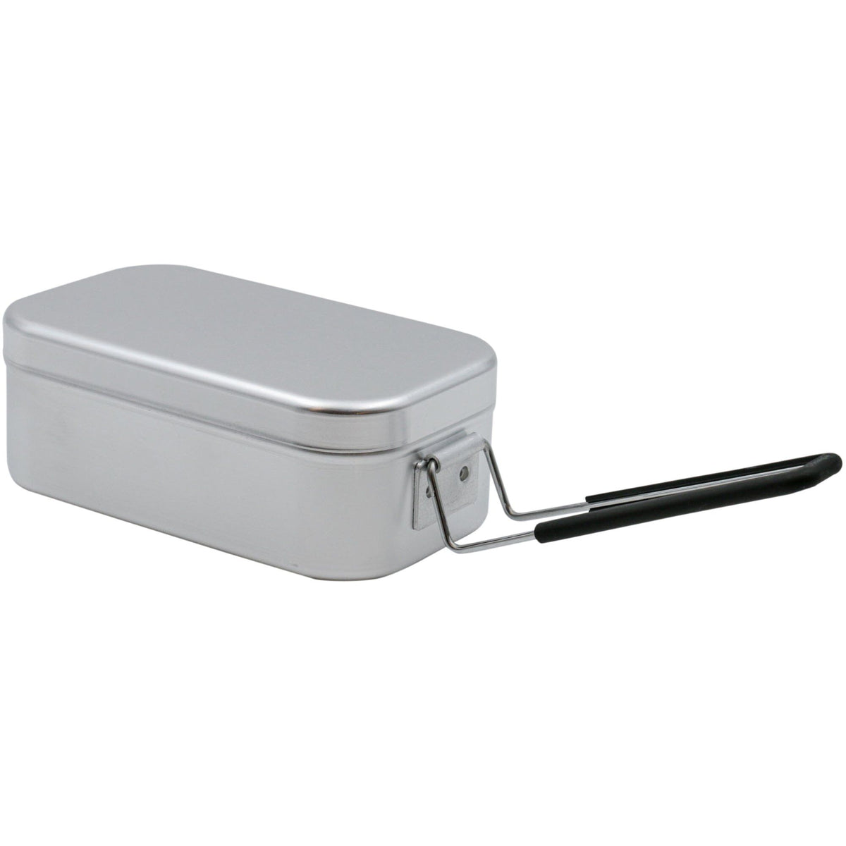 Trangia Matdosa Small 210 madkasse i aluminium med sort håndtag