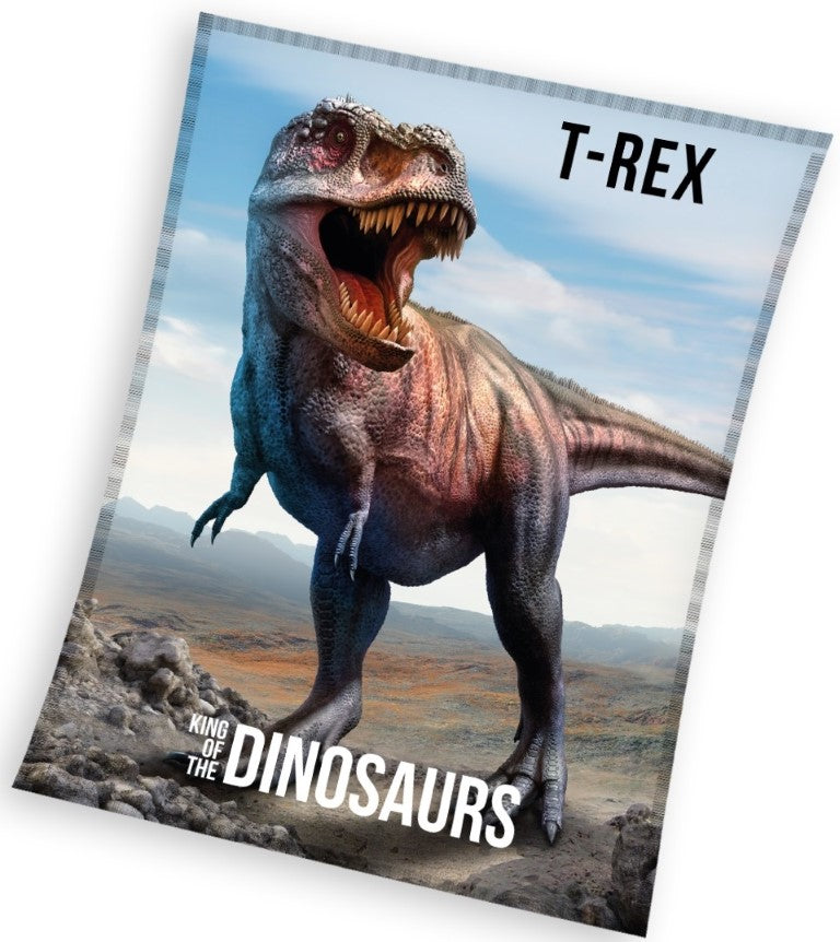 Se T-Rex Dinosaur Coral Fleece tæppe - 150 x 200 cm ✔ Kæmpe udvalg i Bolig Magasin - Køb online på udsalg og tilbud lige nu ✔ Super billig fragt og lynhurtig levering - Varenummer: MMAction-2040371 og 5904302594128 på lager - Udsalg på Fleece tæpper til børn Spar helt op til 57% - Stort udsalg på over 739 mærker