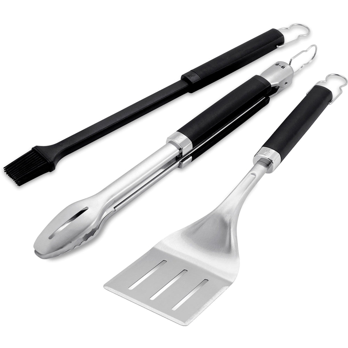 Weber Precision redskabssæt med grillspade, grilltang og grillpensel