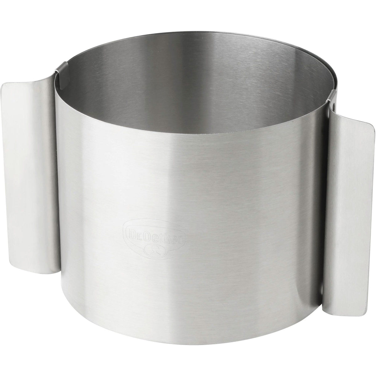 Dr. Oetker justerbar kagering i rustfrit stål, 10-18 cm