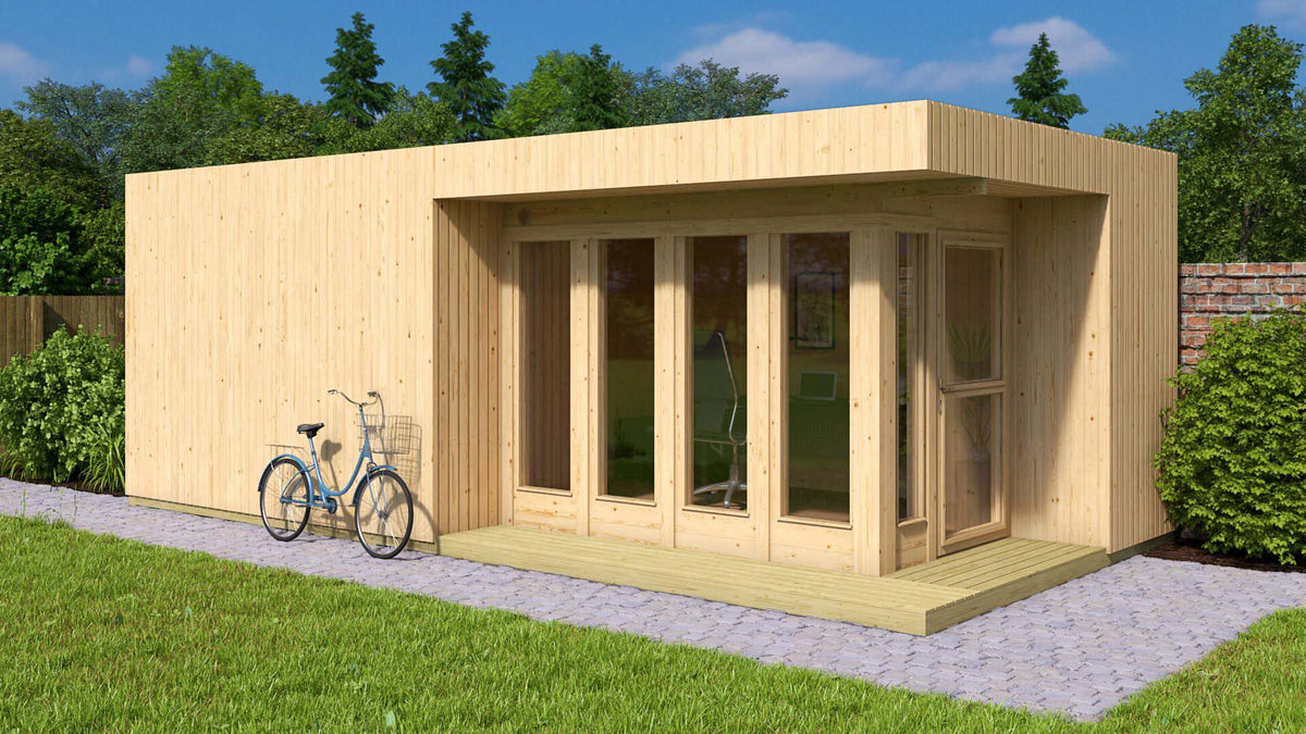 Anneks Tammy 3 på 25 m² forberedt til isolering