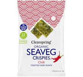Se Clearspring Tang chips Chili Ø 1 pk. 4 g. ✔ Kæmpe udvalg i Clearspring - Køb online på udsalg og tilbud lige nu ✔ Billig fragt og hurtig levering - Varenummer: Helsegrossisten-11133 og 5021554005315 på lager - Udsalg på Brød, knækbrød m.m. > > Få op til 69% i rabat - Shop udsalg fra mere end 1.798 mærker