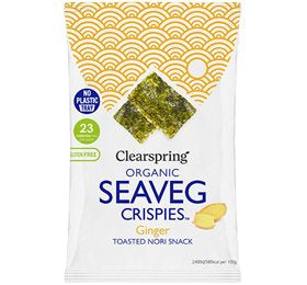 Se Clearspring Tang chips Ingefær Ø 1 pk. 4 g. ✔ Kæmpe udvalg i  Clearspring - Køb online på udsalg og tilbud lige nu ✔ Hurtig levering: 1 - 2 Hverdage samt billig fragt - Varenummer: HG-12126 og barcode / Ean:  på lager - Udsalg på Brød, knækbrød m.m. > > Spar op til 59% - Over 1354 design mærker på udsalg