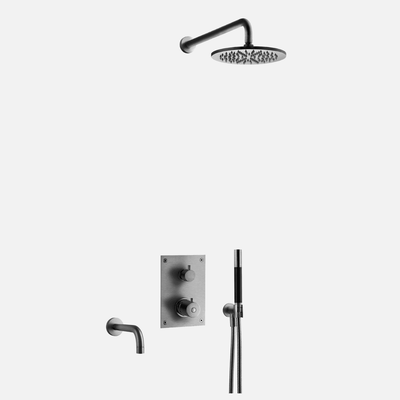 Se Tapwell BOX7368 ED2 indbygnings kar- og brusesæt - brushed black chrome til billige priser! Udsalg og tilbud online. Hurtig levering, 1-2 hverdage. Varenummer: BADE-46568080769363. Spar op til 56%.