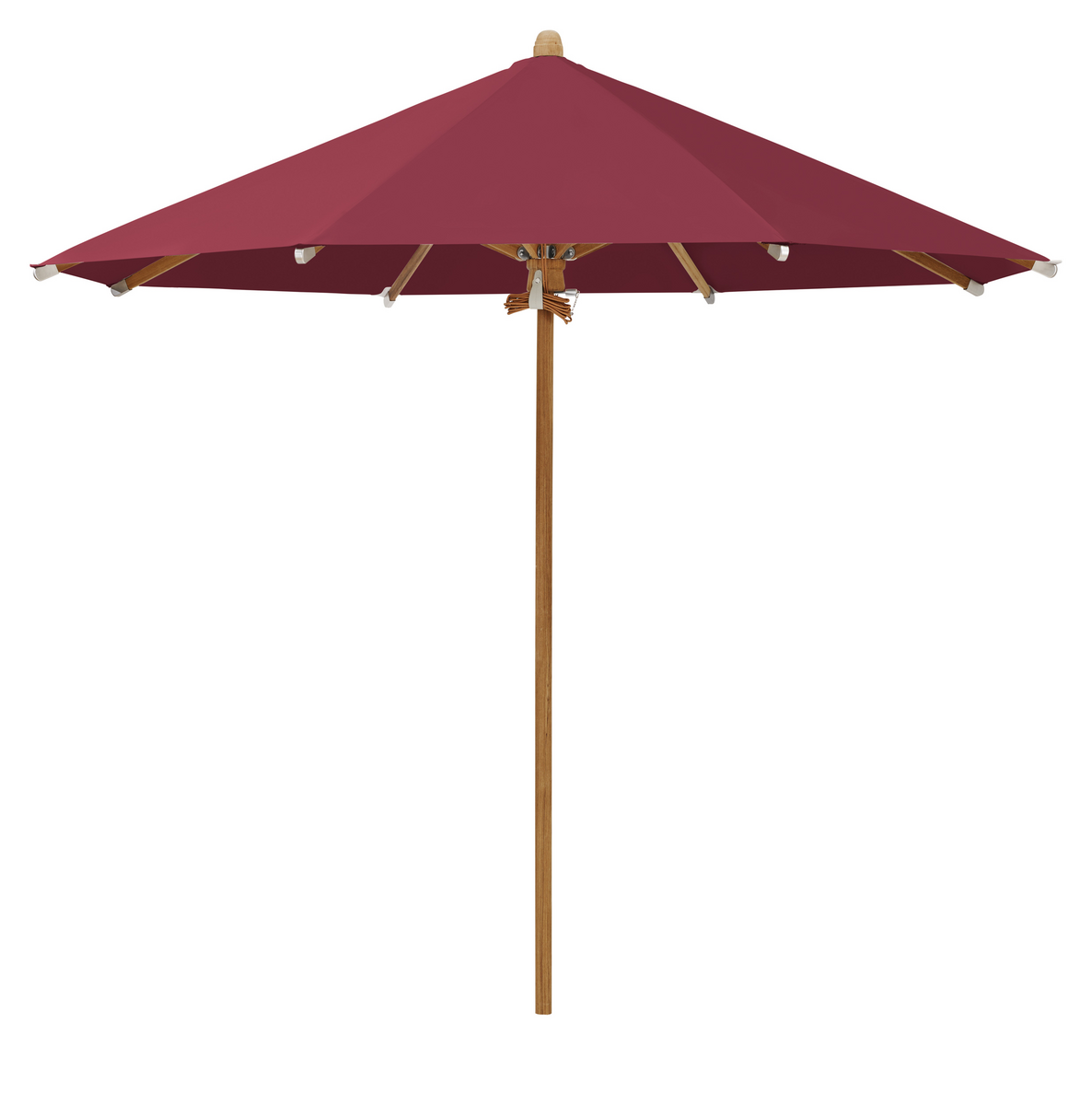 Se Teakwood Ø350cm u/frisekant - Vinrød ❤ Kæmpe udvalg i Zederkof - Køb online på udsalg og tilbud lige nu ❤ Hurtig levering til lave fragtpriser - Varenummer: Zederkof-187132 - Udsalg på Udendørs - Café Parasoller - Glatz parasoller - Teakwood Spar helt op til 79% - Over 739 kendte brands på udsalg