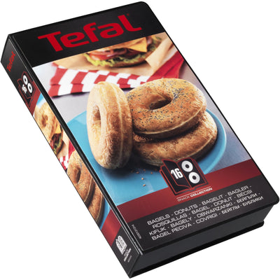 Se Tefal Snack Collection plader: Bagels / donuts (16) ✔ Stort online udvalg i Tefal ✔ Hurtig levering: 1 - 2 Hverdage samt billig fragt - Varenummer: KTO-XA801612 og barcode / Ean: '3045386373673 på lager - Udsalg på Tilbehør Spar op til 66% - Over 1300 kendte brands på udsalg