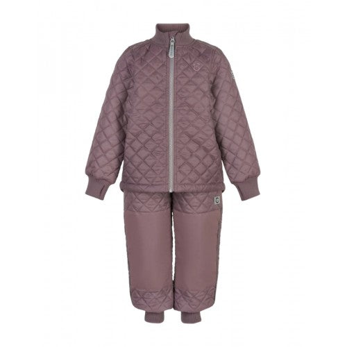 Termosæt fra Mikk-Line i Twilight Mauve, jakke og bukser, str. 98