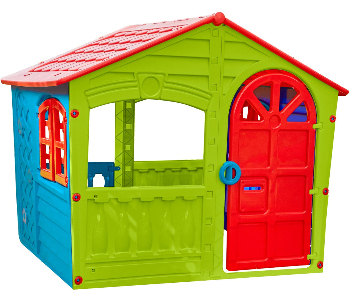 Se The House of Fun Plast Legehus, Grøn/Blå/Rød ✔ Kæmpe udvalg i Palplay - Køb online på udsalg og tilbud lige nu ✔ Billig fragt • Hurtig levering - Varenummer: MMAction-13929 og 7290100907801 på lager - Udsalg på Legehuse, Plast Få op til 67% i rabat - Shop populære mærker fra over 2.739 mærker