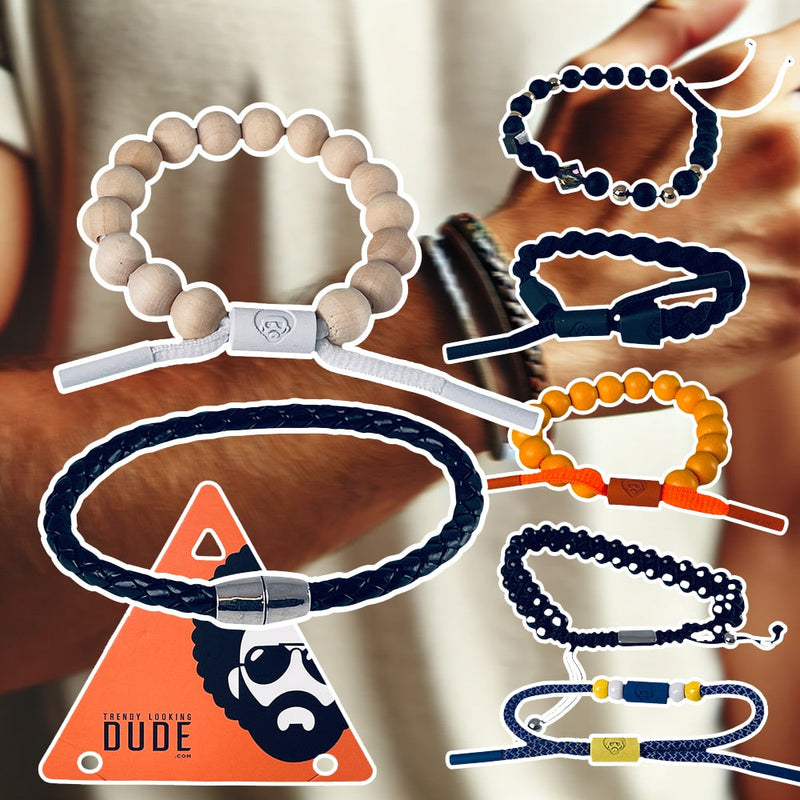 Armbånd til mænd  -  unikke designs fra "Trendy Looking Dude"