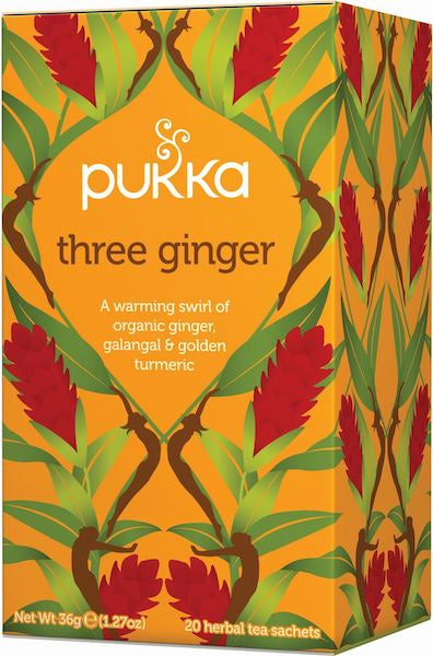 Se Pukka Three Ginger 20 br. ✔ Kæmpe udvalg i Pukka - Køb online på udsalg og tilbud lige nu ✔ Lav fragtpris og hurtig levering - Varenummer: Helsegrossisten-19969 og på lager - Udsalg på Mad & drikke > Pukka > Te Spar stort – op til 53% - Over 2.739 mærker med kæmpe udsalg