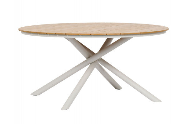 Se Tina Havebord - Ø: 152 Cm - Teak Look/Gråhvid ❤ Billig fragt og hurtig levering - Varenummer: Havemøbelland-DK3932 og barcode / Ean: 5714988052559 på lager - Udsalg på HAVEBORDE - Vedligeholdelsesfrie haveborde Op til 63% rabat - Mere end 1.329 populære mærker på udsalg