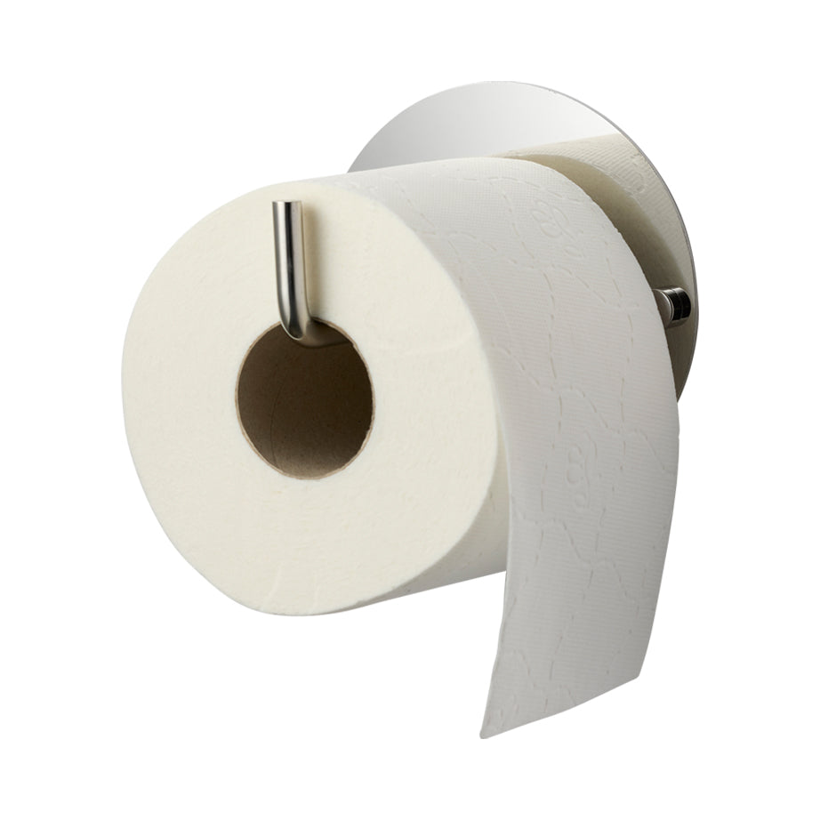 Toiletrulleholder i krom, fremstillet i rustfrit stål