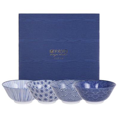 Se Tokyo Design Studio Nippon Blue skål 15,2 cm. 4 stk. ✔ Kæmpe udvalg i Tokyo Design Studio ✔ Meget billig fragt og hurtig levering: 1 - 2 hverdage - Varenummer: KTO-16039 og barcode / Ean: '8719323536302 på lager - Udsalg på Skål Spar op til 51% - Over 1354 kendte brands på udsalg