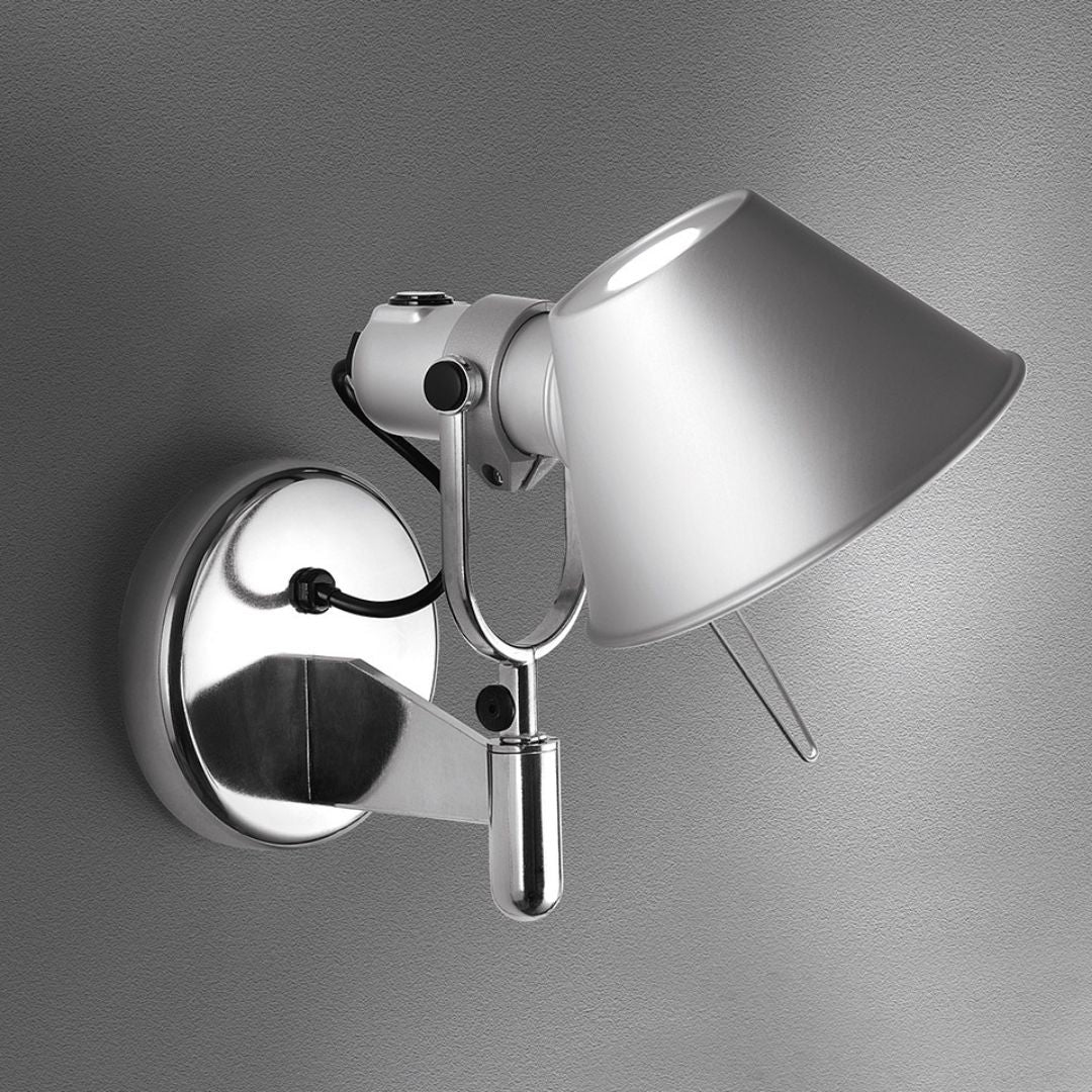 Tolomeo Faretto væglampe i aluminium med afbryder fra Artemide