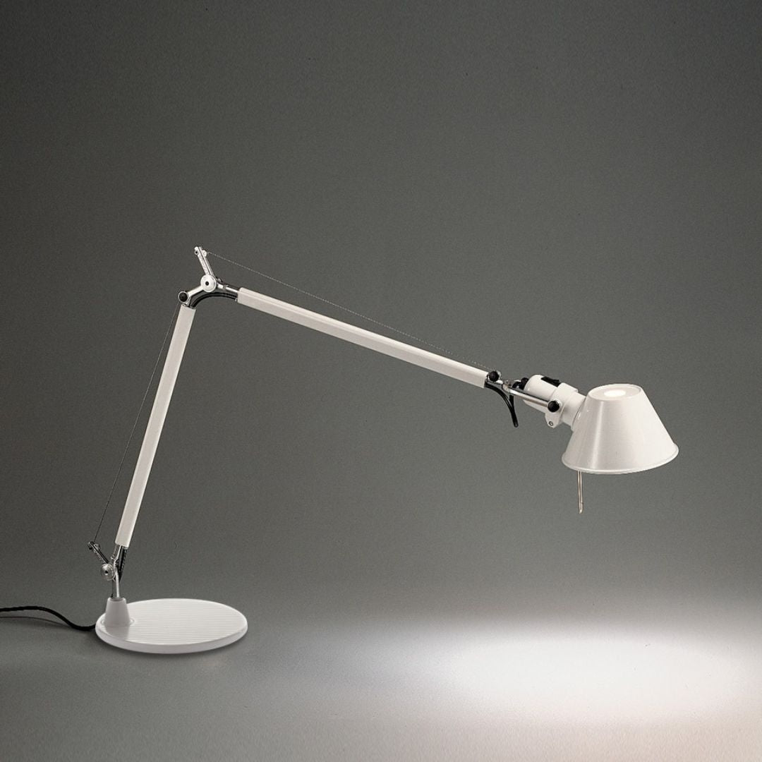 Hvid Tolomeo Mini bordlampe fra Artemide