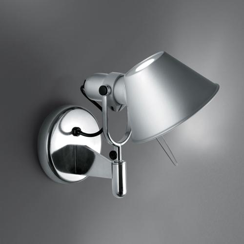 Artemide Tolomeo Faretto væglampe i alu uden afbryder