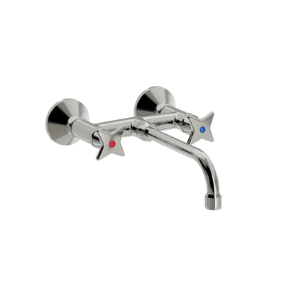 Se Toni Copenhagen Krydsgreb vægarmatur på udsalg! Billigt tilbud med fast tud (200 mm) i nikkel. Hurtig levering (1-2 dage) og billig fragt. Varenummer: BADE-47016969929043. Spar op til 64% på håndvaskarmaturer.