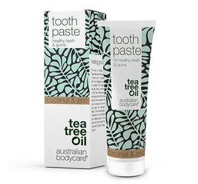 Se Australian Tooth Paste Coco & Zinc 75ml. ✔ Kæmpe udvalg i Australian Bodycare - Køb online på udsalg og tilbud lige nu ✔ Lav fragtpris og hurtig levering - Varenummer: Helsegrossisten-52307 og 5709455010231 på lager - Udsalg på Personlig pleje > > Spar helt op til 79% - Stort udsalg på over 739 mærker