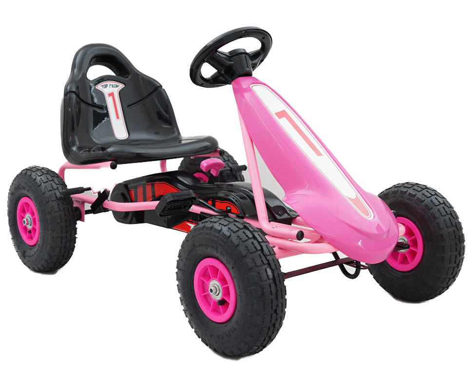 Se Top Racer GoKart til børn, Pink (3-7 år) ✔ Kæmpe udvalg i MegaLeg - Køb online på udsalg og tilbud lige nu ✔ Lav fragtpris og hurtig levering - Varenummer: MMAction-28206 og 5712548282064 på lager - Udsalg på Gokarts med Pedaler Store besparelser – op til 67% - Store besparelser på over 2.739 mærker