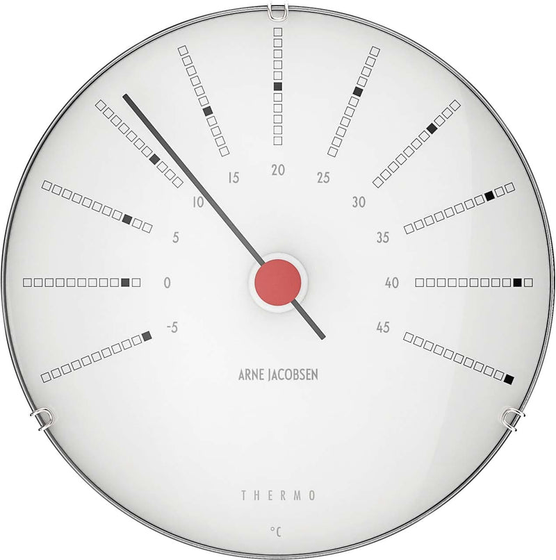 Se Arne Jacobsen - Bankers Termometer Ø12 cm hvid/sort/rød ❤ Stort online udvalg i Arne Jacobsen ❤ Meget billig fragt og hurtig levering: 1 - 2 hverdage - Varenummer: RKTK-AJ43687 og barcode / Ean: &