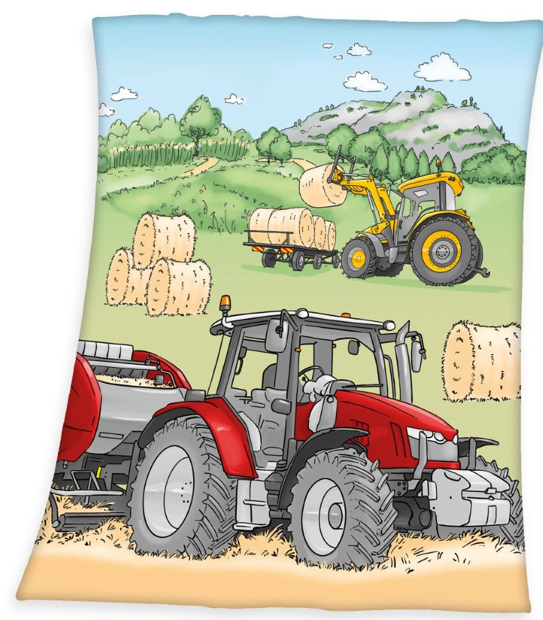 Se Traktor Fleece tæppe - 130 x 160 cm ✔ Kæmpe udvalg i Babybest - Køb online på udsalg og tilbud lige nu ✔ Billig fragt • Hurtig levering - Varenummer: MMAction-2010241 og 4006891957597 på lager - Udsalg på Fleece tæpper til børn Spar stort – op til 53% - Kæmpe udsalg på over 2.739 mærker