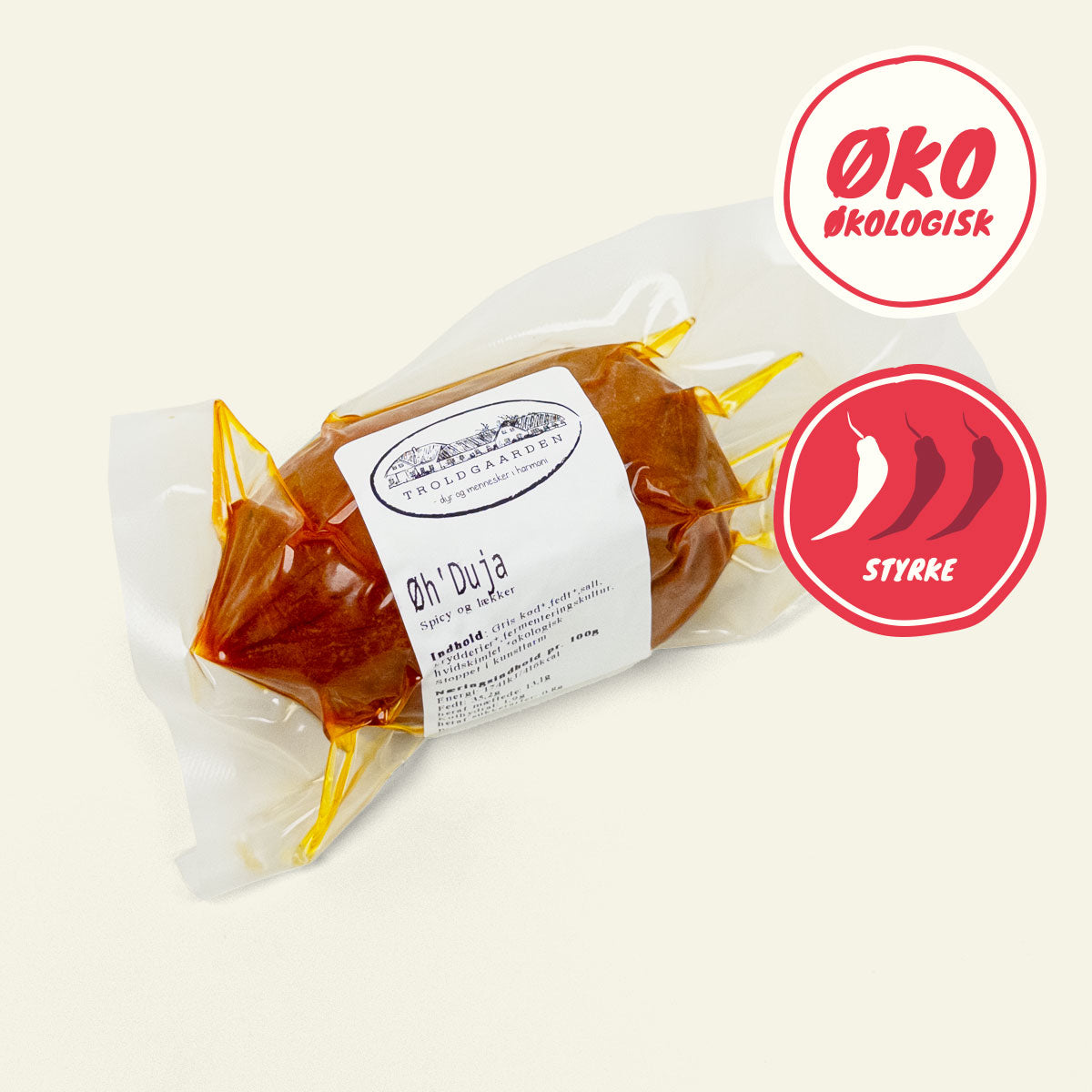 Troldgaarden Øhduja, dansk nduja til pizza