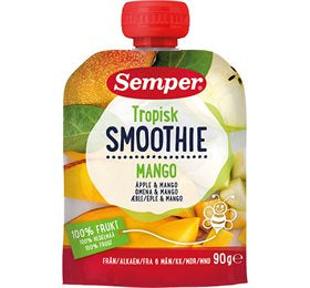 Se Tropisk frugtsmoothie med mango & æble fra 6 mdr. 90g. ✔ Kæmpe udvalg i Bolig Magasin - Køb online på udsalg og tilbud lige nu ✔ Billig fragt og hurtig levering - Varenummer: Helsegrossisten-55890 og 7310100701367 på lager - Udsalg på Børn > > Store besparelser – op til 67% - Shop over 2.281 kendte mærker på udsalg
