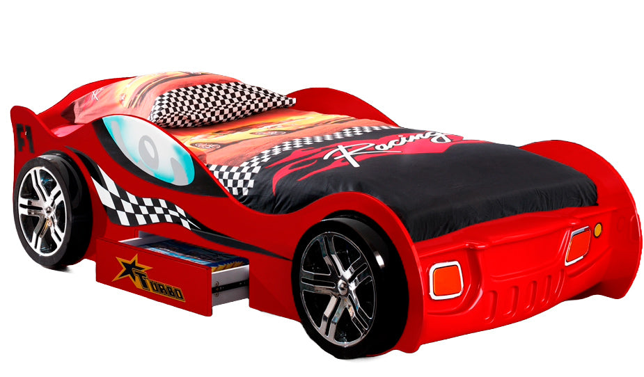 Se Turbo Racing Bilseng med skuffe, Rød ✔ Kæmpe udvalg i MegaLeg - Køb online på udsalg og tilbud lige nu ✔ Billig fragt • Hurtig levering - Varenummer: MMAction-183058 og 5712548182814 på lager - Udsalg på Børne Senge 190/200 cm Få op til 63% i rabat - Find over 1.798 mærker på udsalg
