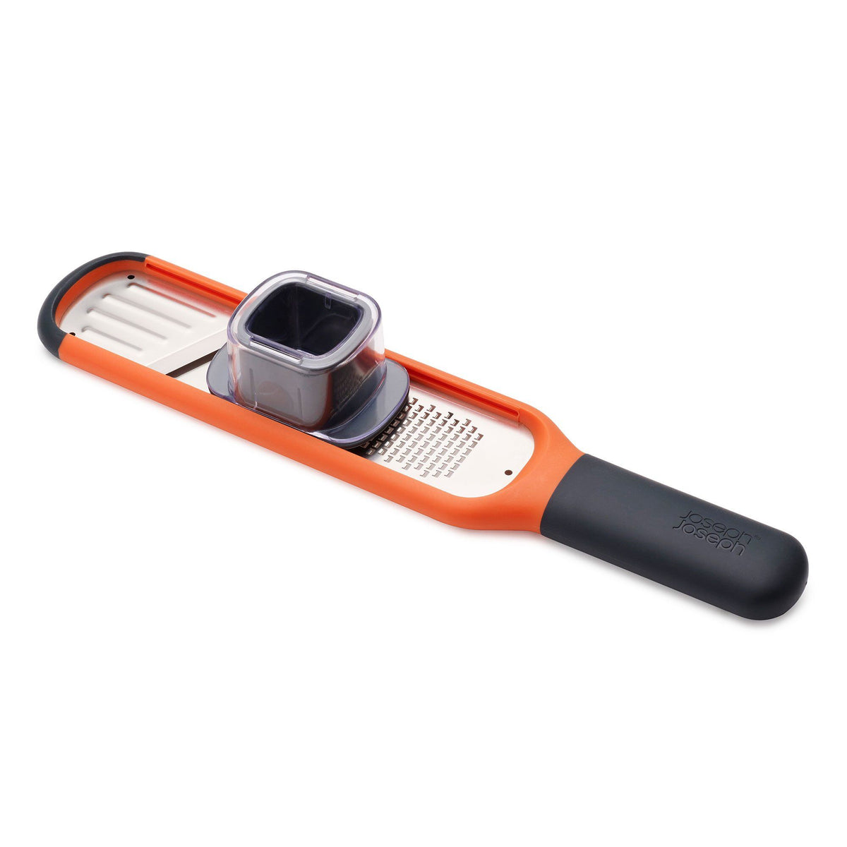 Kompakt Handi-Grate Mini mandolin fra Joseph Joseph med knive i rustfrit stål