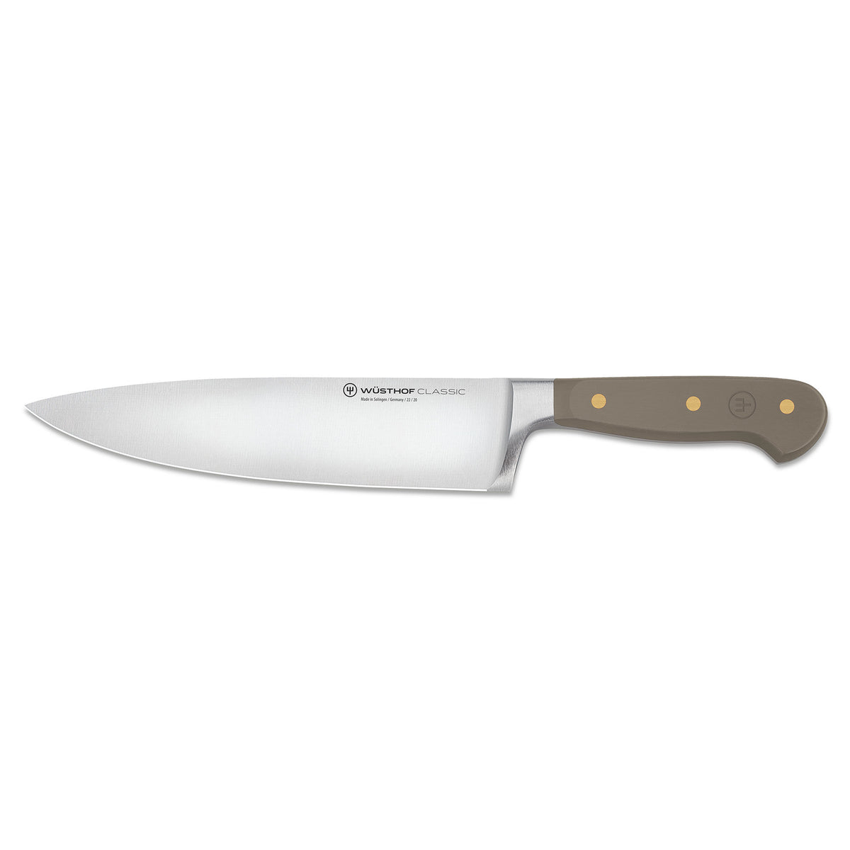 Wüsthof Classic Colour kokkekniv på 20 cm i farven Velvet Oyster