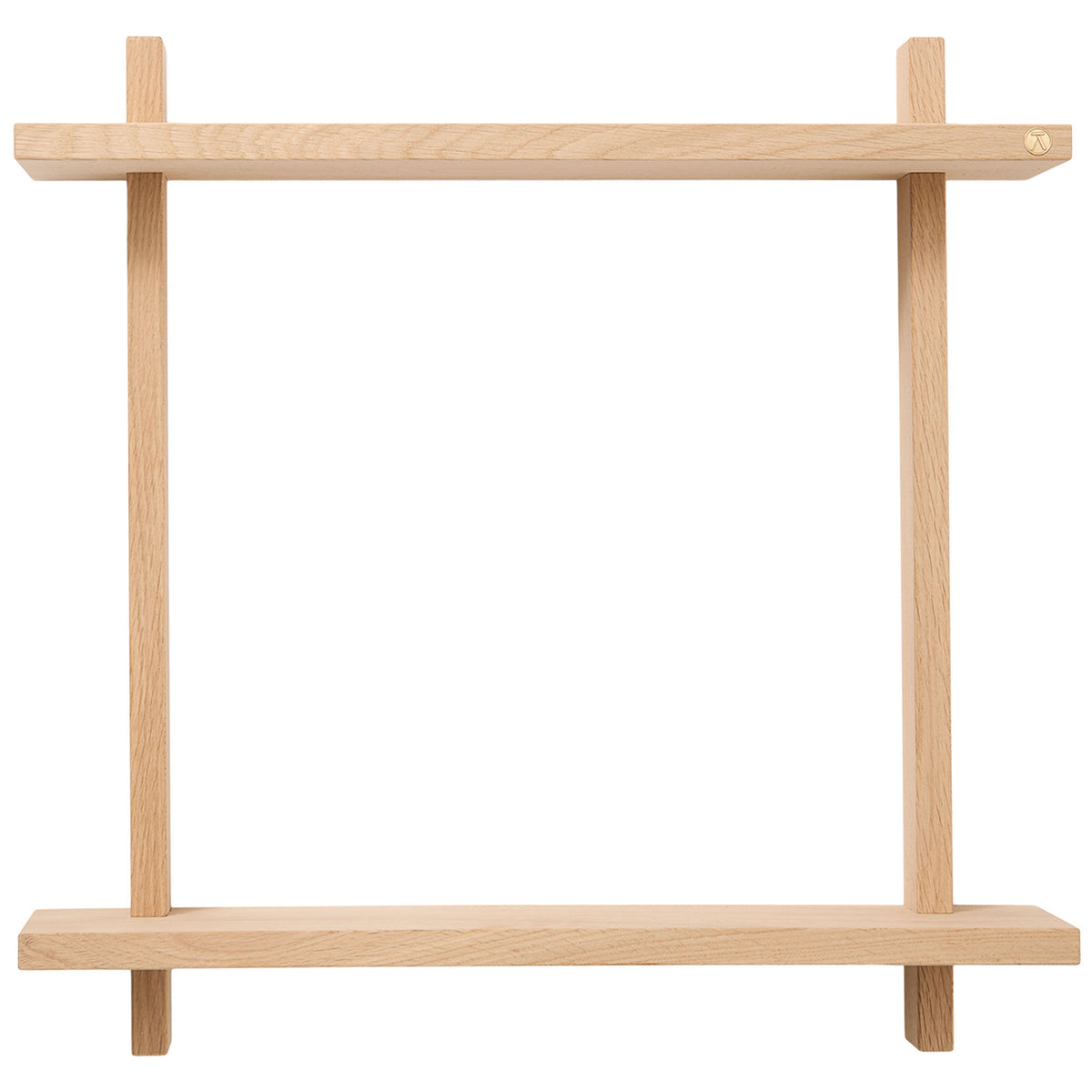 Andersen Treat hylde double large i massiv eg, 50 x 12 cm