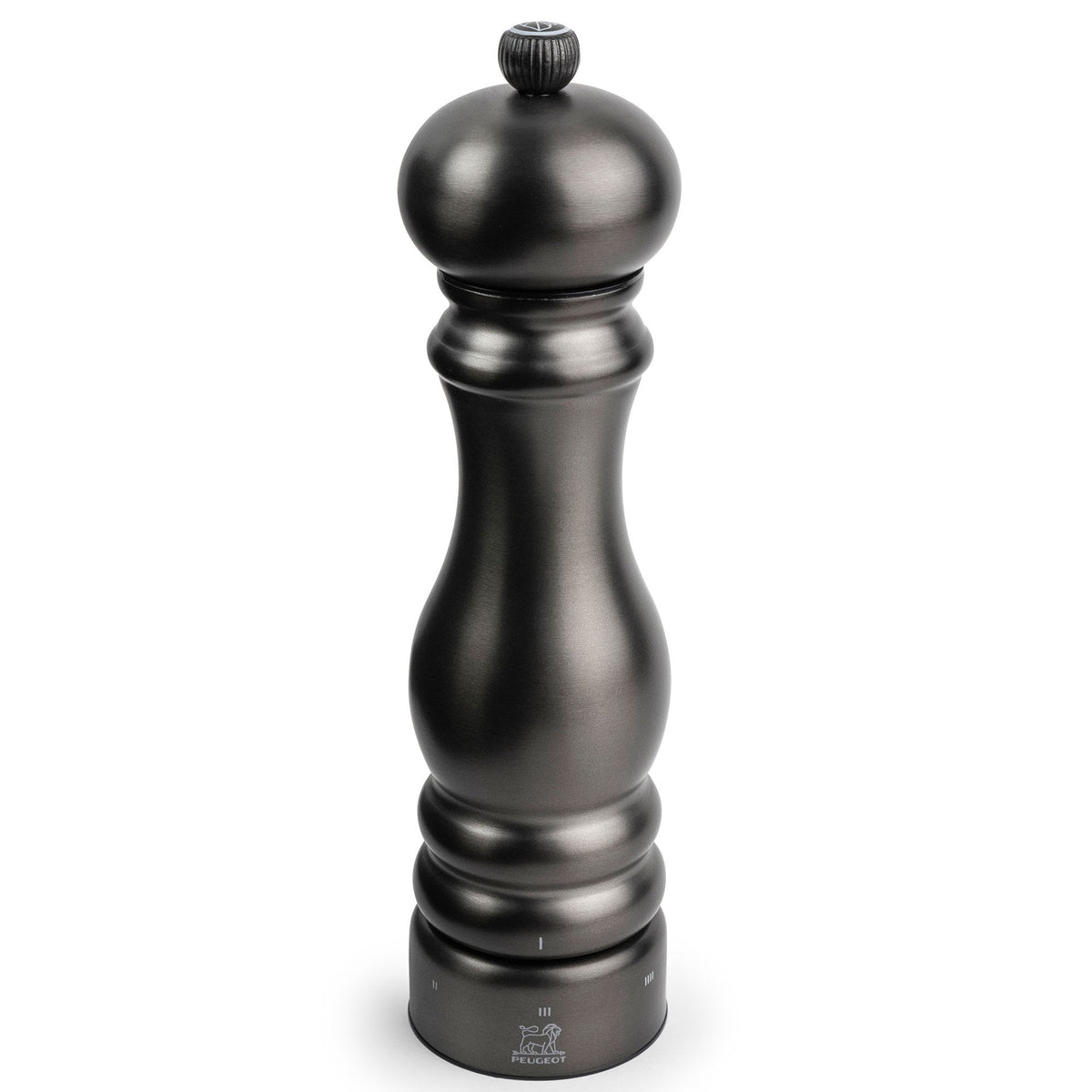 Peugeot Paris Chef u'Select Z saltkværn på 22 cm i børstet rustfrit stål, carbon finish