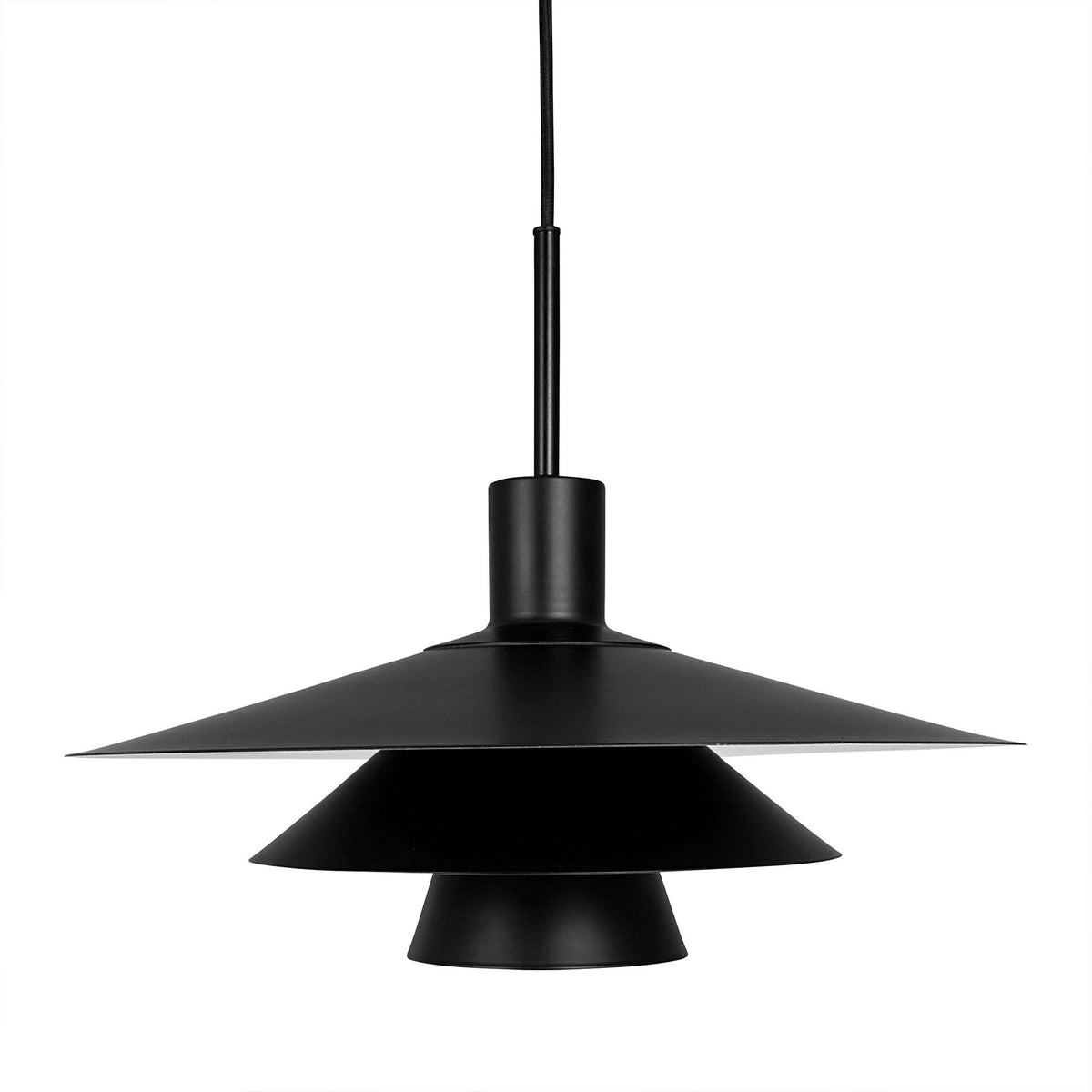Sort Kay pendellampe på 50 cm fra Dyberg Larsen